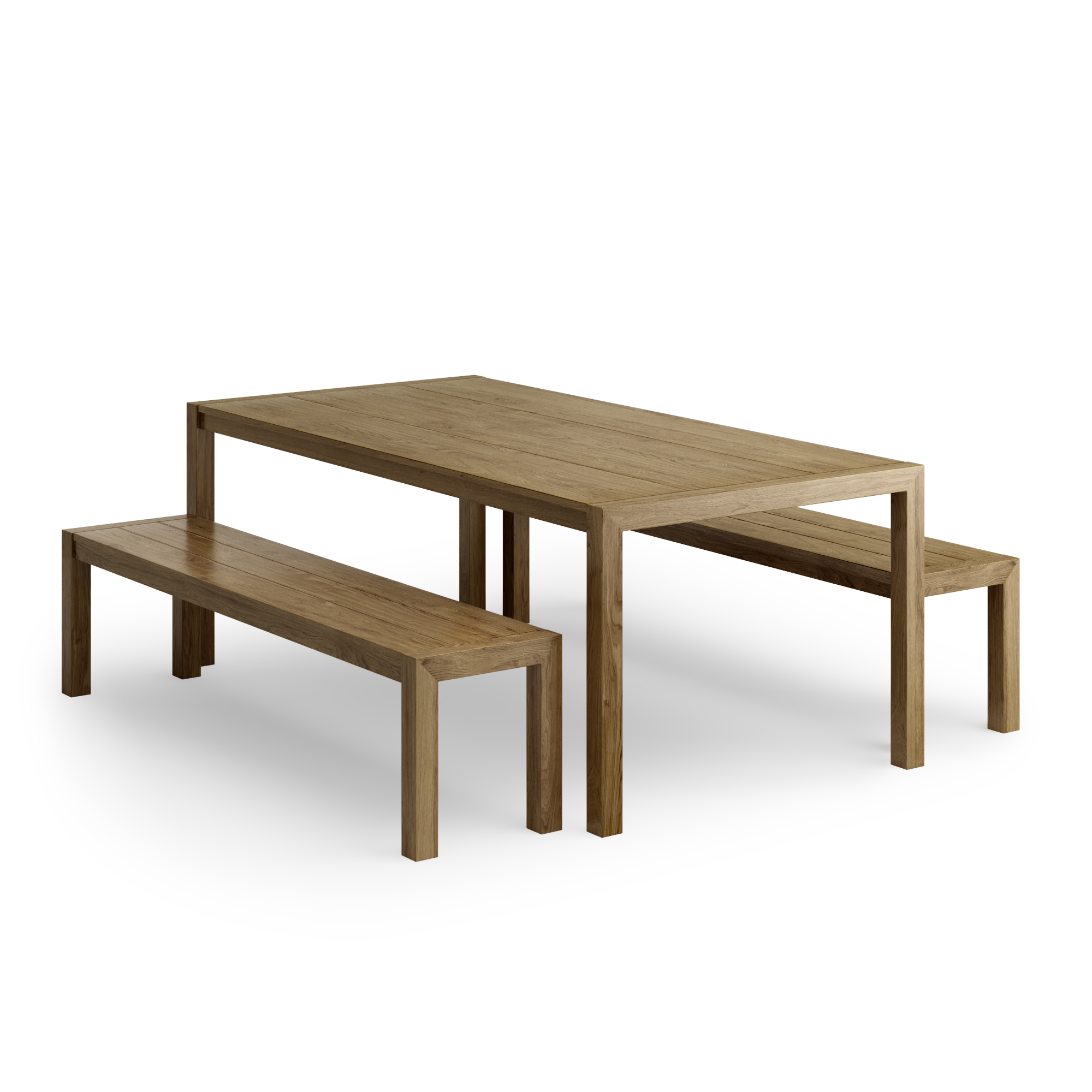 Brodie Table and Bench Seats